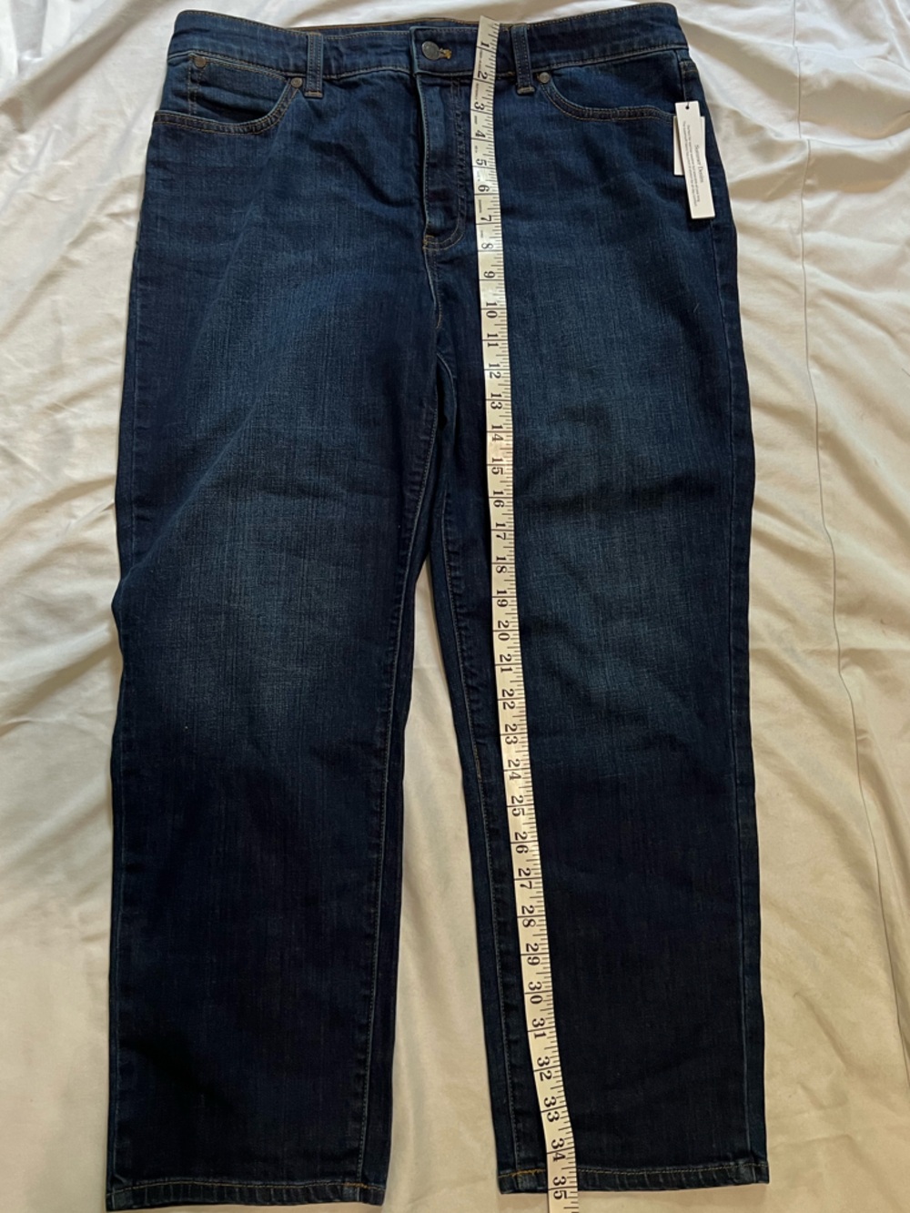 Talbots Dark Blue Crop Jeans